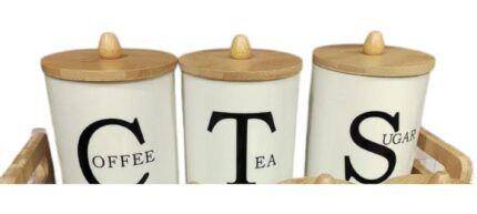 Kitchen Storage Utensils Set -3 Piece - White